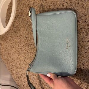 Kate Spade Sky Blue Leather Shoulder Bag